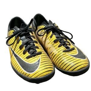 Nike Futsal Mercurial X Futsal Soccer Boys size 4 Orange Yellow Black